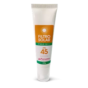 Filtro solar FPS 45 com cor 60ml 